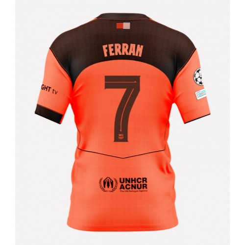 Stroje piłkarskie Barcelona Ferran Torres #7 Koszulka Trzeciej 2025-26 Krótki Rękaw